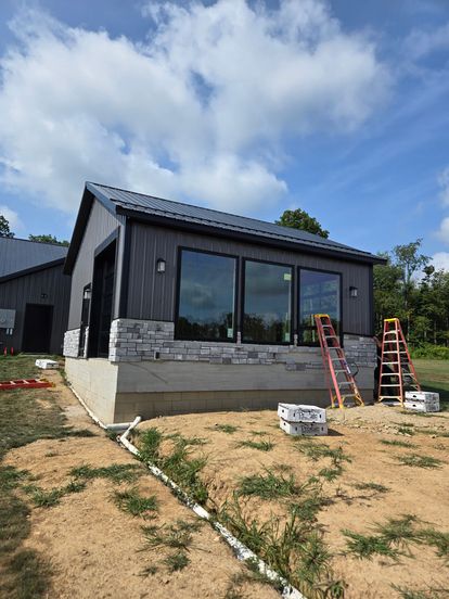 Post-frame structure built in Northeast Ohio